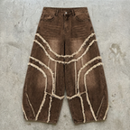 Canyon Fringe – Washed Denim Jorts