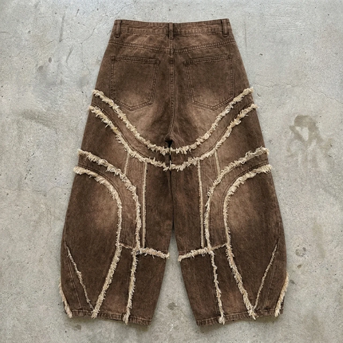 Canyon Fringe – Washed Denim Jorts