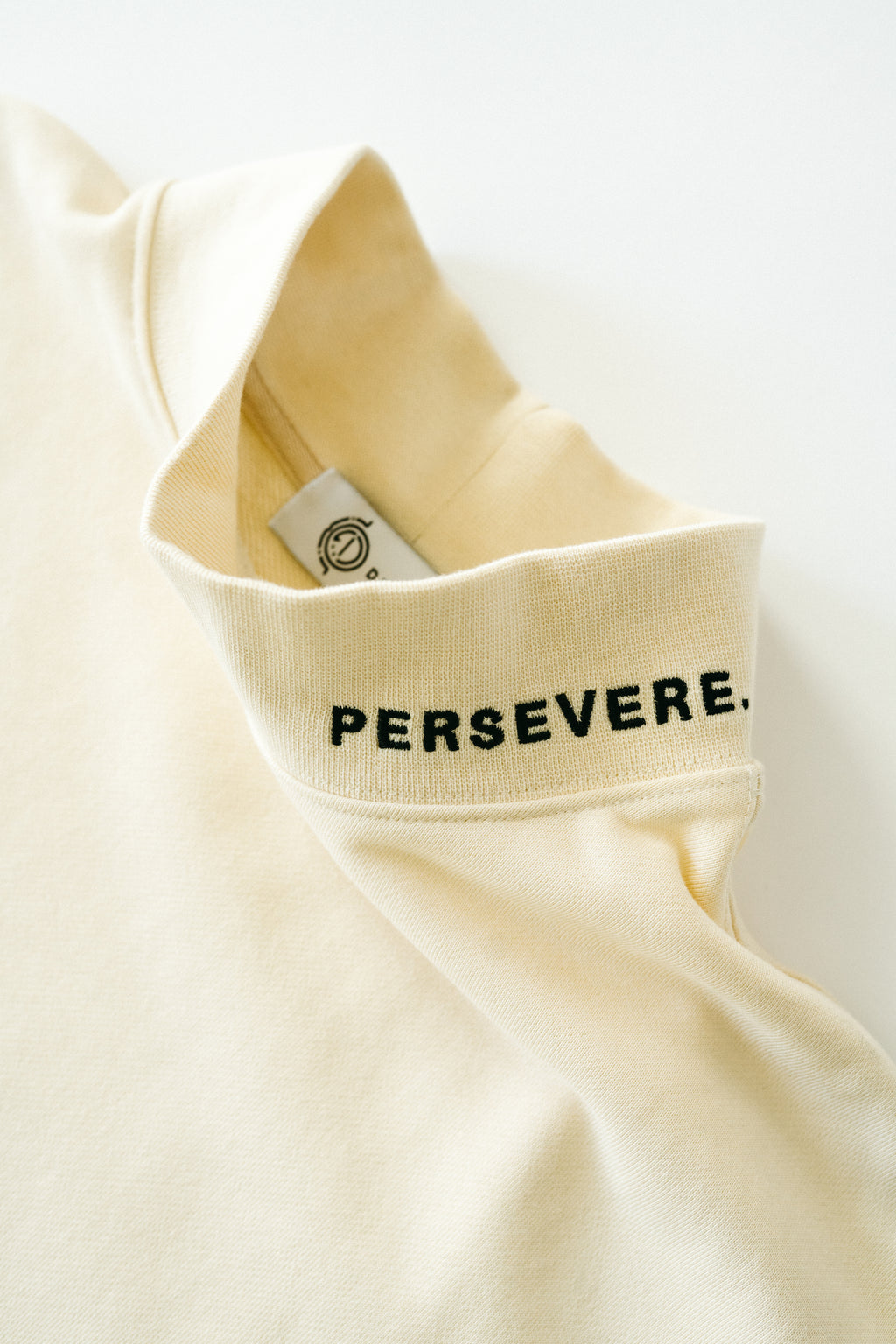 Persevere Mock Neck Pullover – Cream