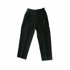 Tailored Pleated Trousers – Black