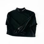 Persevere Mock Neck Pullover – Black