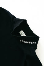 Persevere Mock Neck Pullover – Black